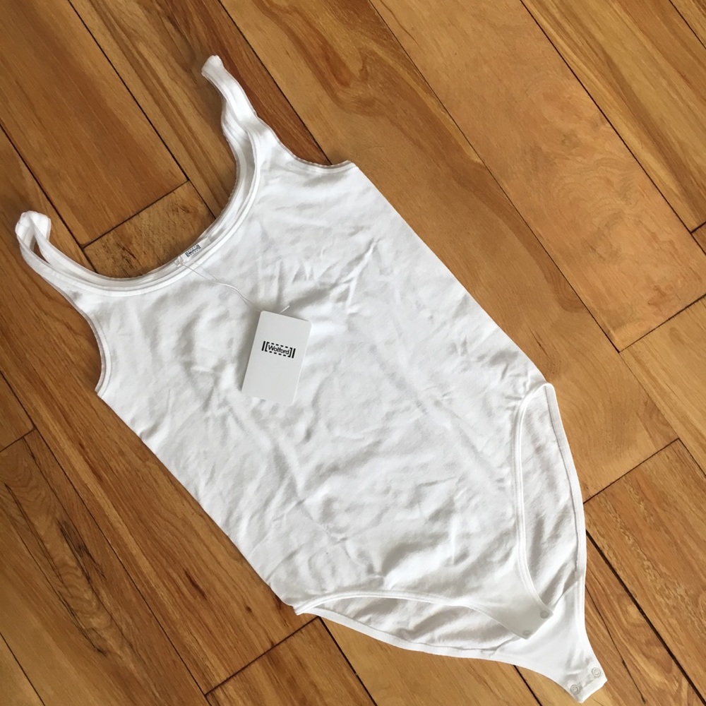 💫SOLD💫NWT | Wolford | Jamaica White tank body S - Picture 3 of 7